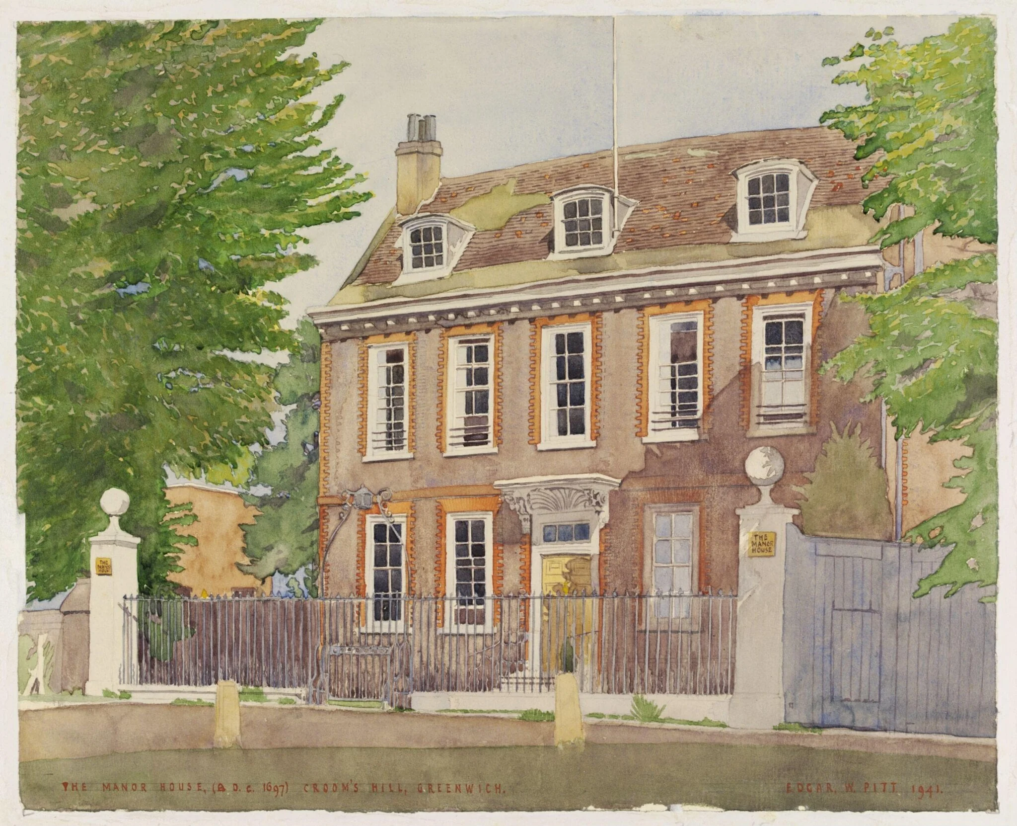 The Manor House, Croom's Hill, Greenwich