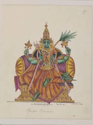 The goddess Rajarajeshvari