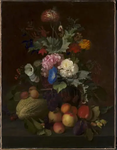 Still Life with Fruit and Flowers