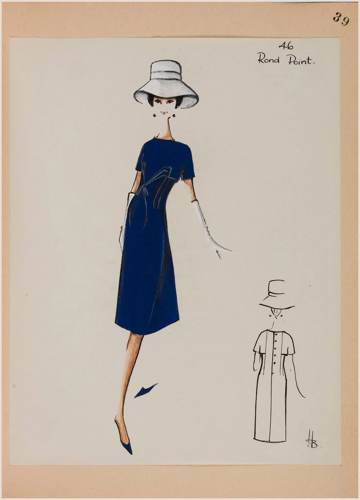 Rond-point, by Marie-Louise Carven, 1963