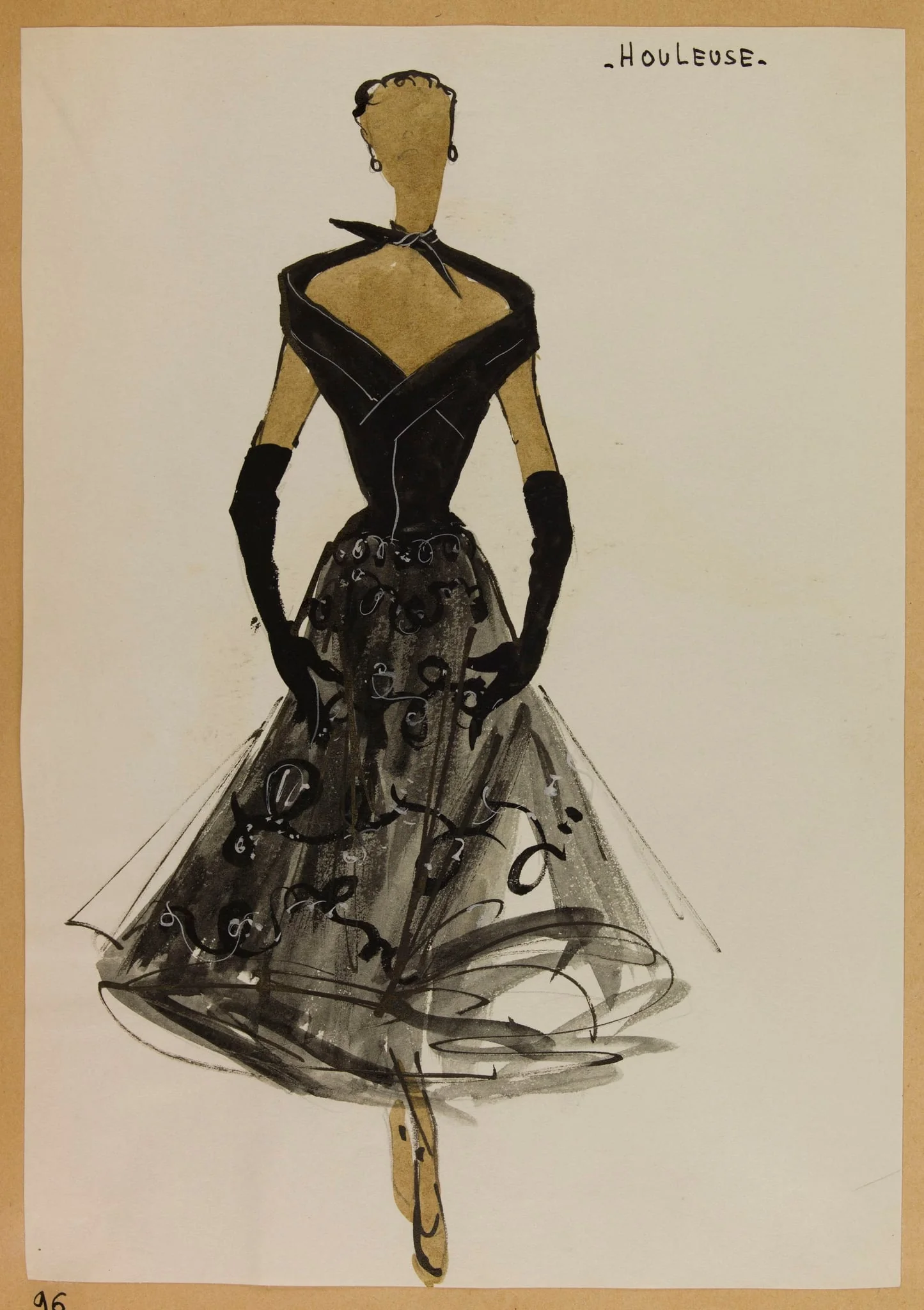 Houleuse, by Carven, 1952