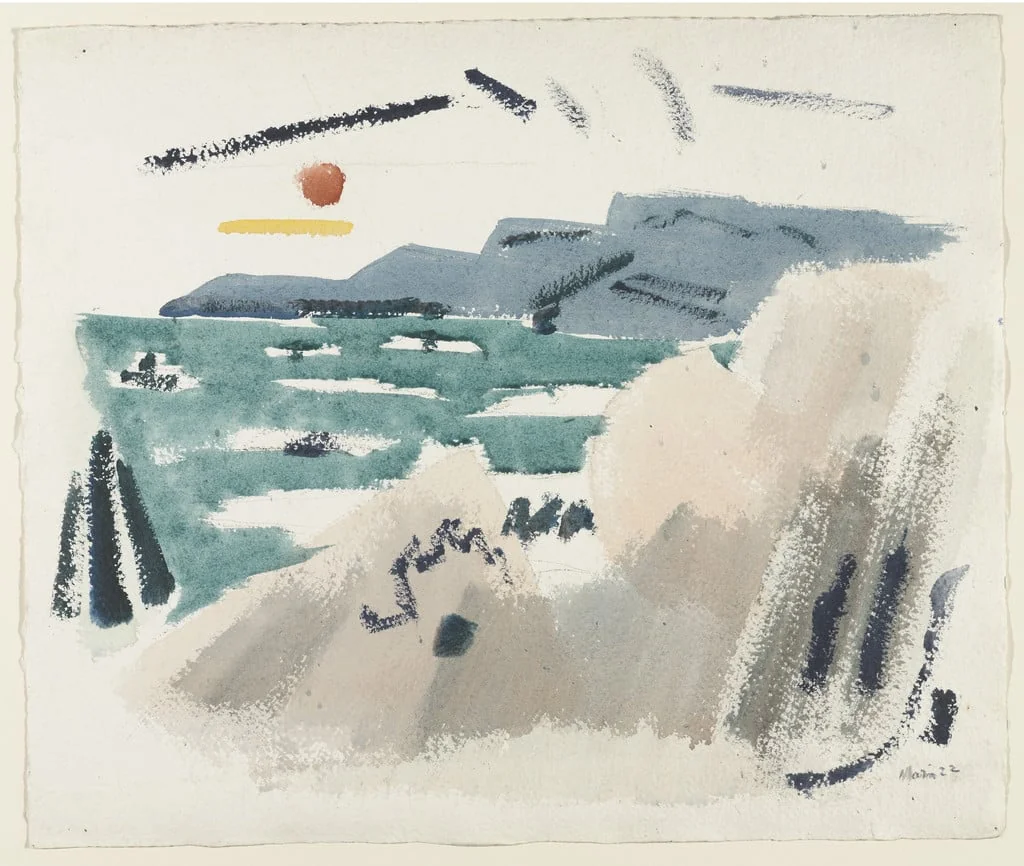 Untitled, by John Marin, watercolor, 1922