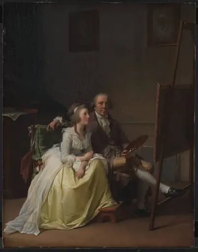 The Artist and his Wife Rosine, née Dørschel