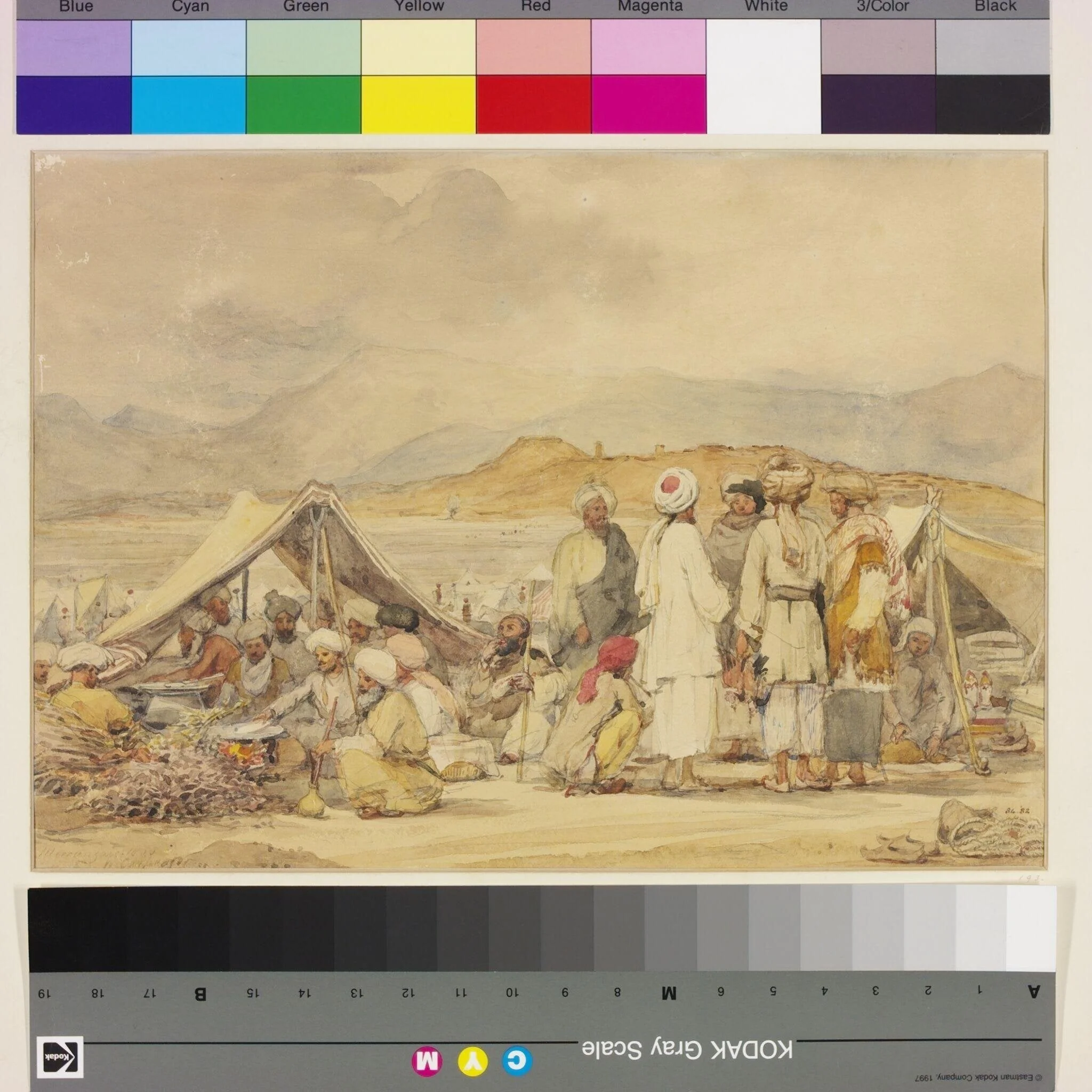 Camp bazaar near Kaie, Miranzai