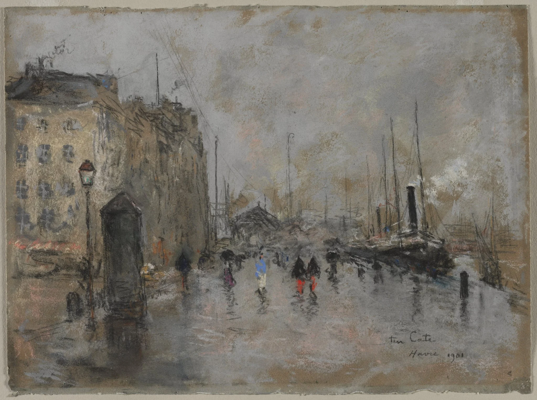 The Grand Quai of Le Havre, by Siebe Johannes ten Cate, 1901