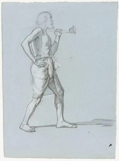 Study for a figure in 'Israel in Egypt'