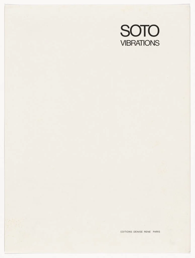 Untitled, by Jesús Rafael Soto, ink, 1969
