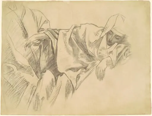 Study of the Crucifixion for "Fifteen Mysteries of the Rosary"