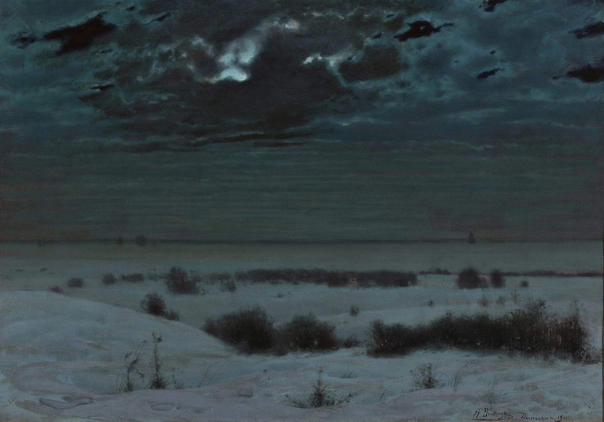 Winter landscape “Emptiness”