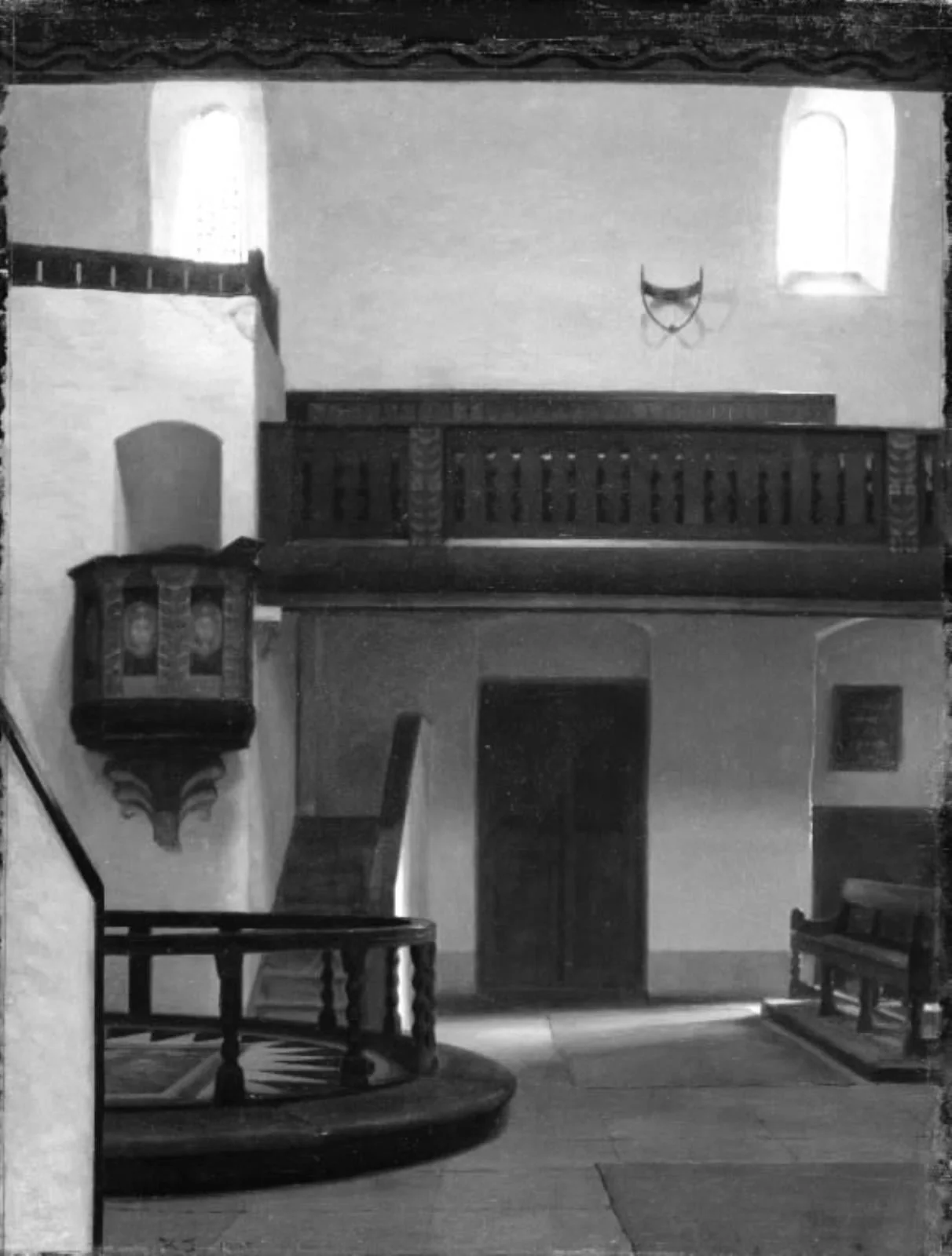 Interiør fra Immanuelskirken, by Unknown, 1905