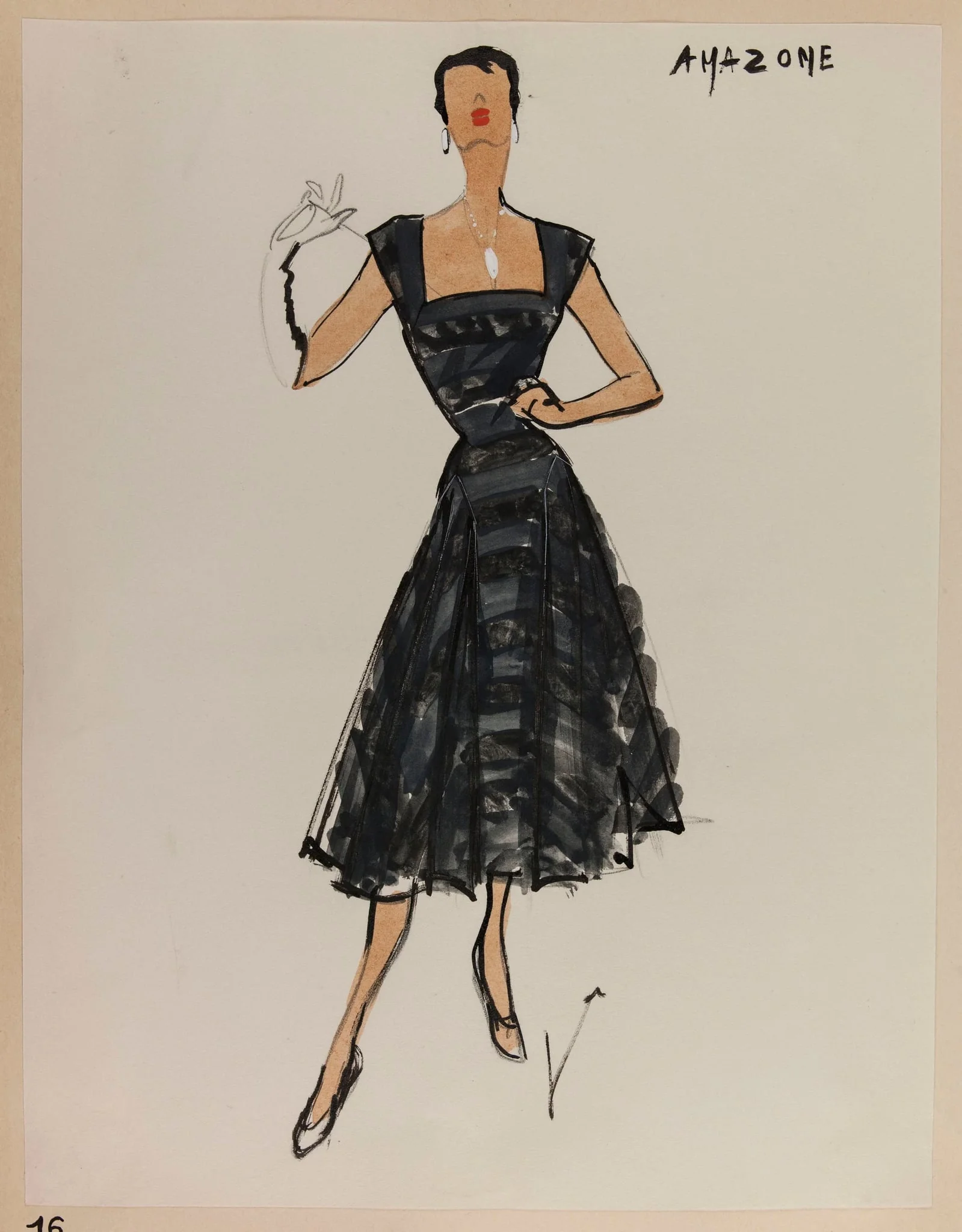 Amazone, by Marie-Louise Carven, 1952