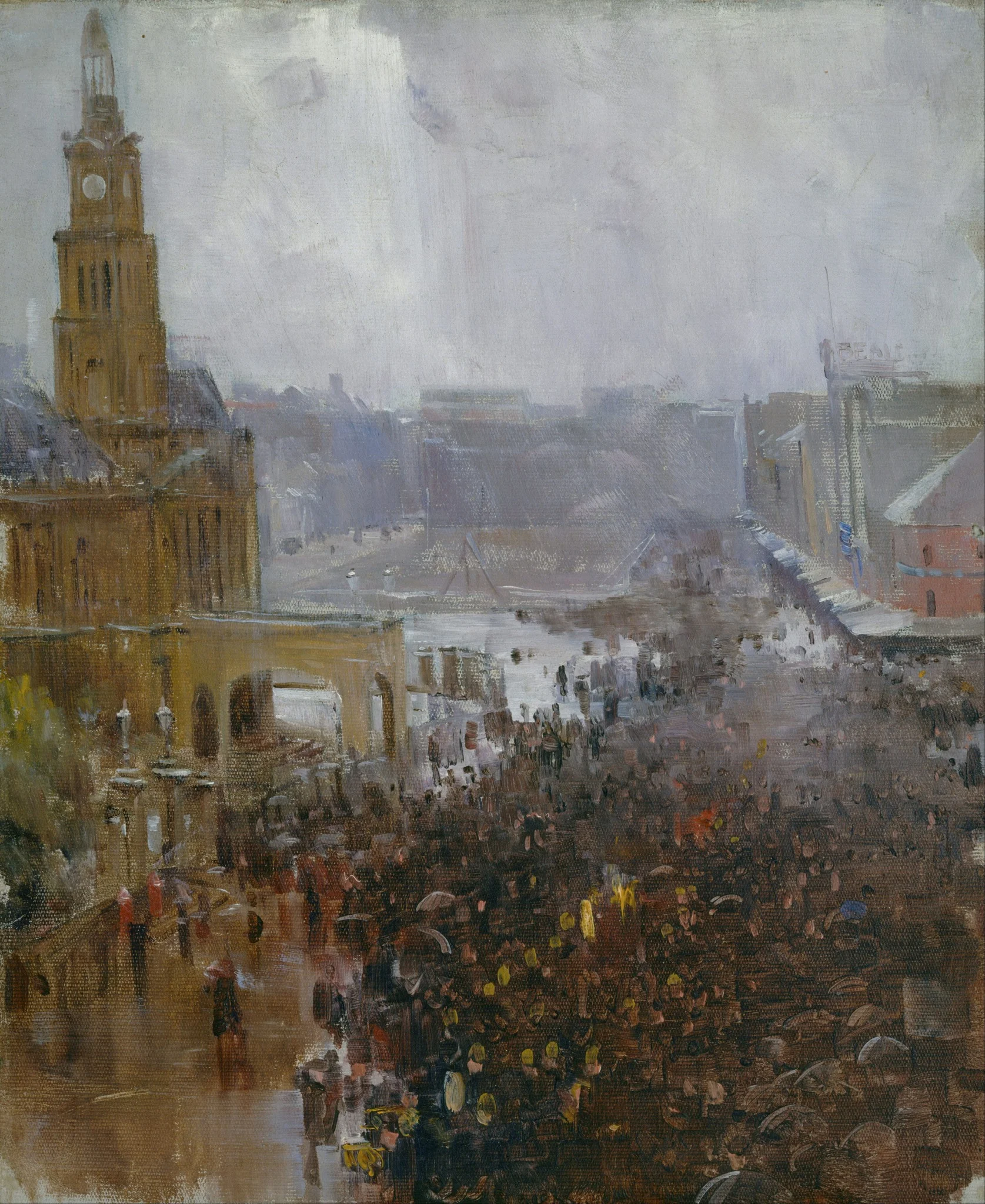 Fireman's funeral, George Street