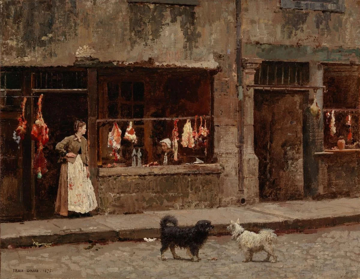 Katu Pariisissa, by Marie-François Firmin-Girard, unspecified