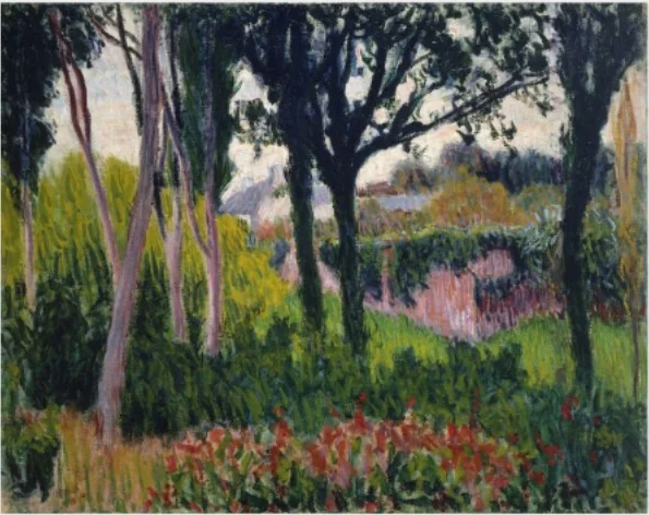 The Farm at Lezaven, Finistère, by Roderic O'Conor, oil, 1898