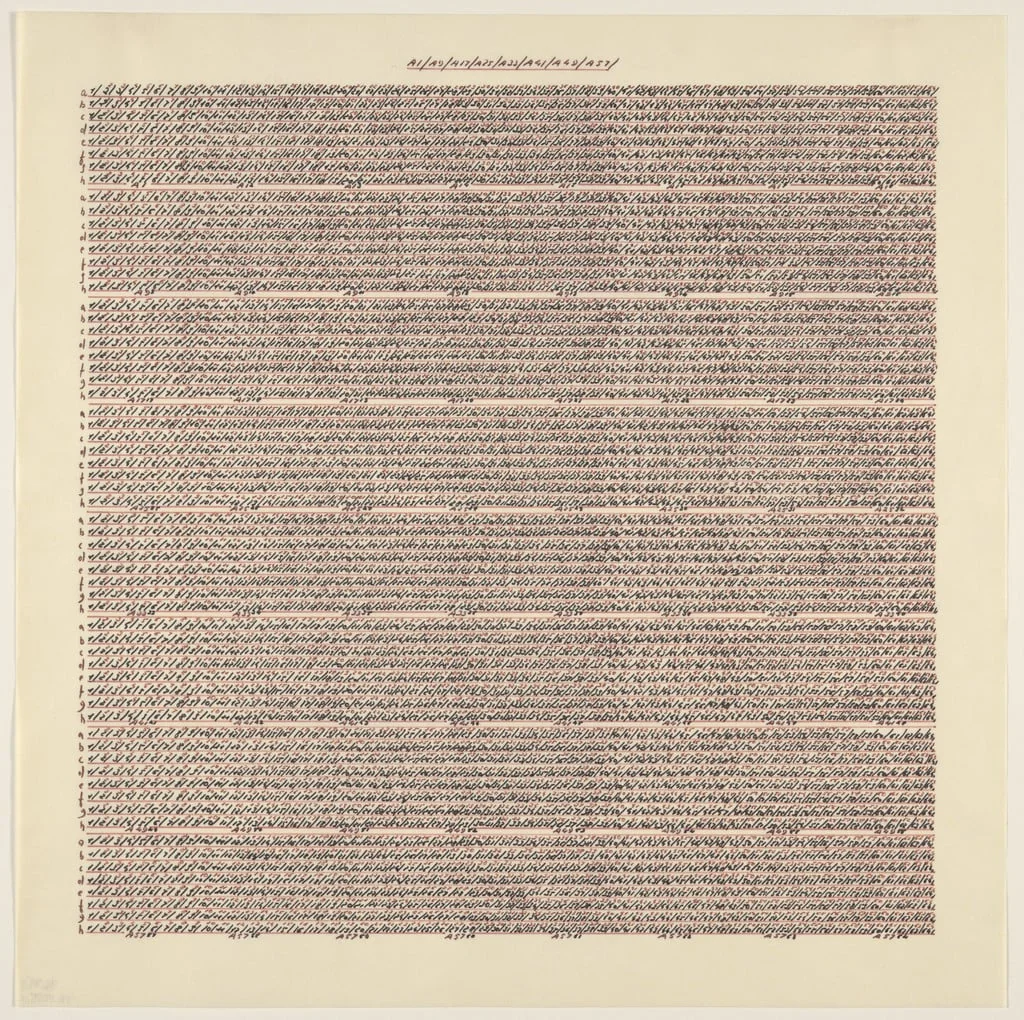 Untitled, by Laura Grisi, ink, 1978