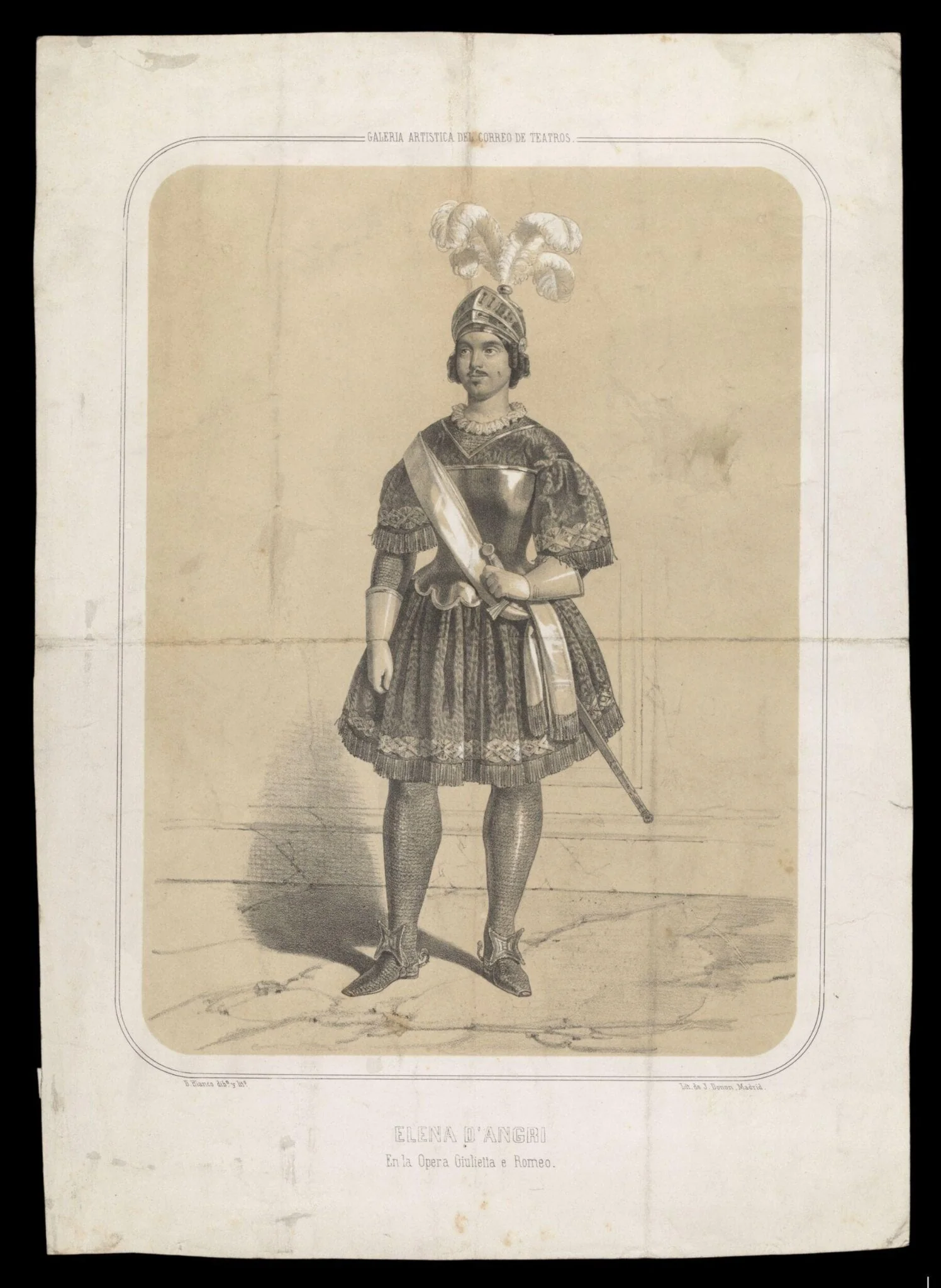 H Beard Print Collection, by B. Blanco, 1850