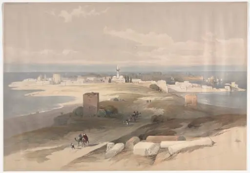 Sur or Tsor, Ancient Tyre from the Isthmus