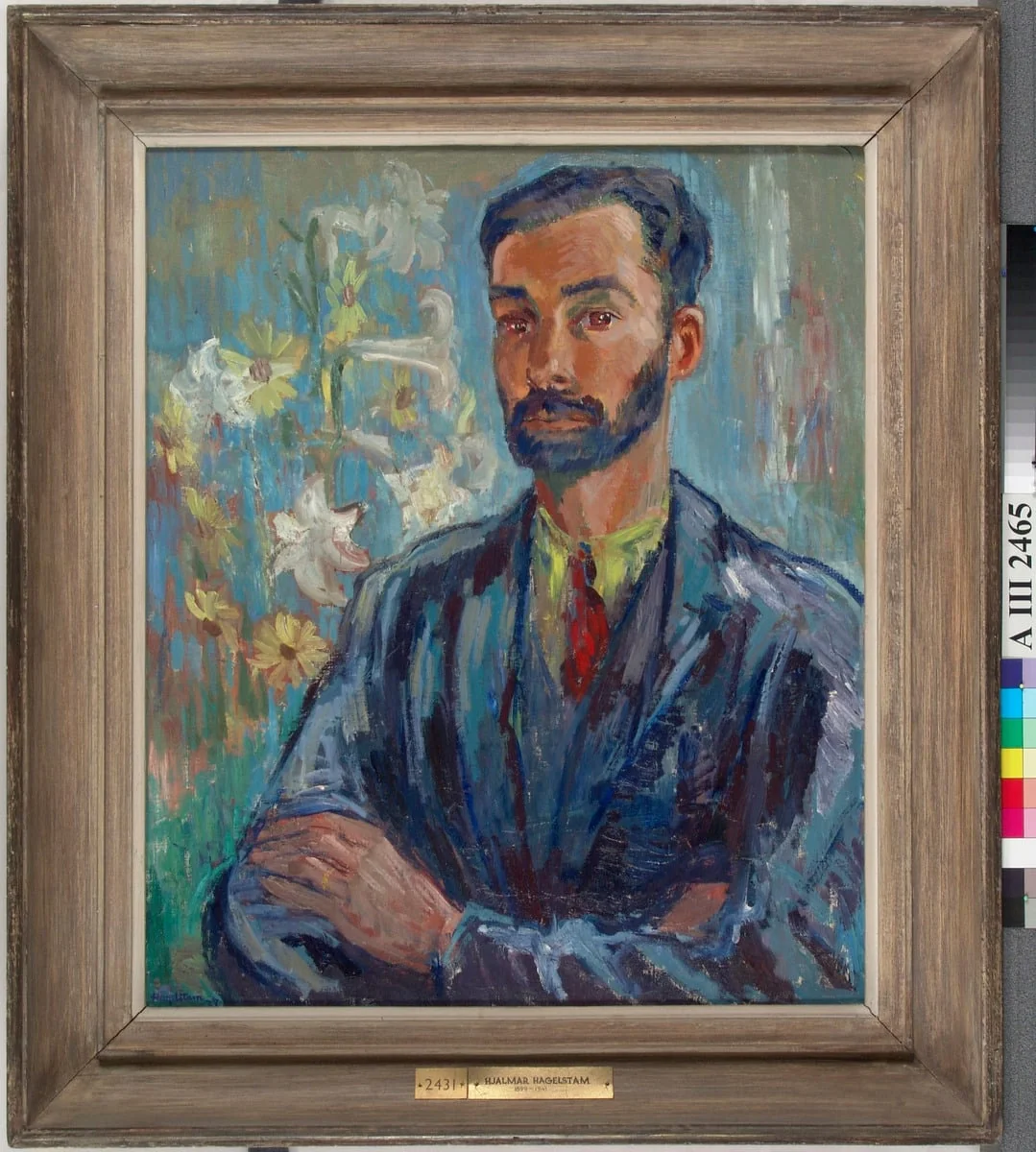 Maisteri Titus Reuterin muotokuva, by Hjalmar Hagelstam, unspecified