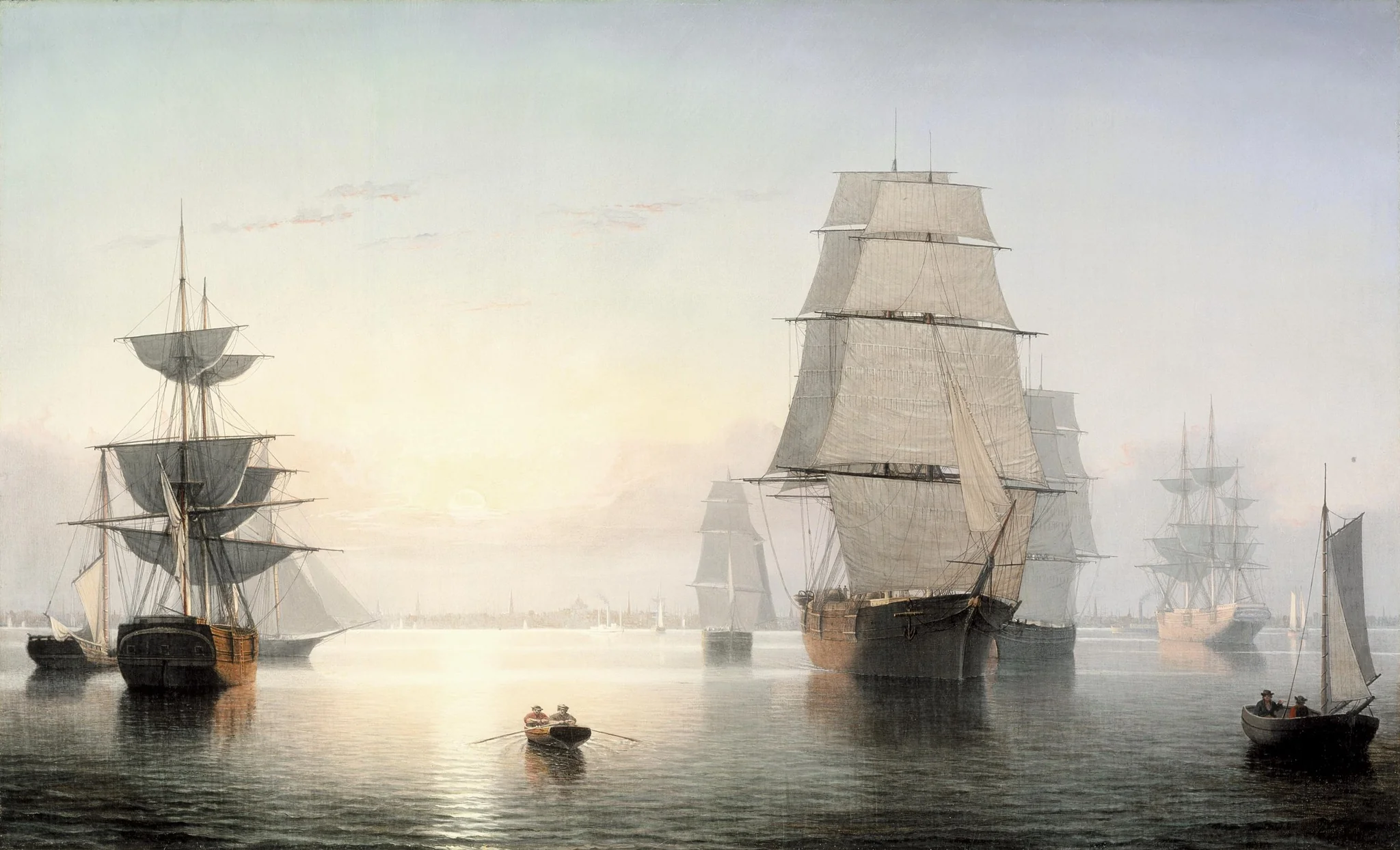 Boston Harbor, Sunset