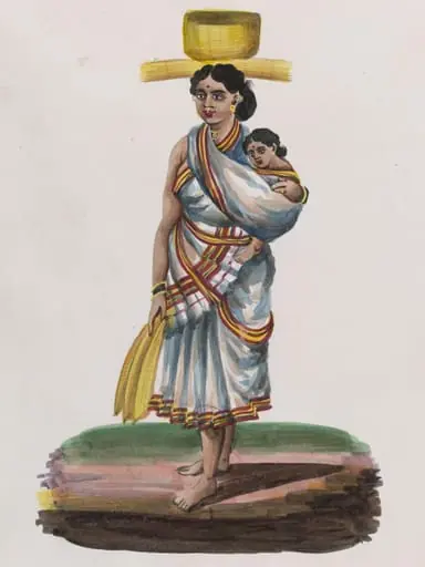 A Basket-maker's wife