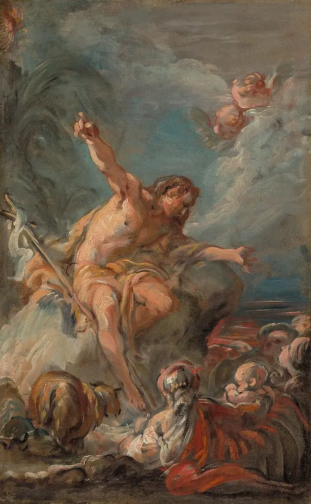 Saint John the Baptist Preaching in the Desert