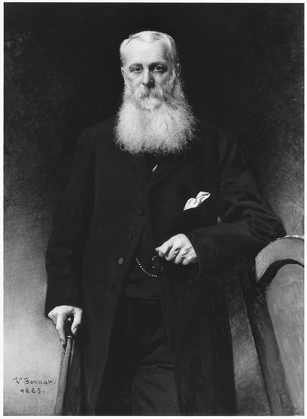 Portrait of George Aloysius Lucas, by Léon Bonnat, oil, 1893