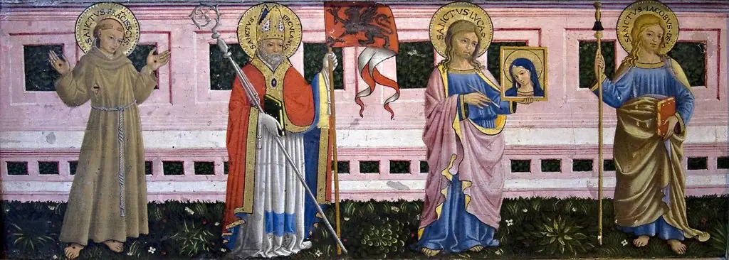 Francis of Assisi, St Herculanus, St Luke and Apostle Jacob the Elder