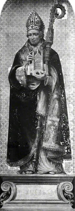 William of Wykeham (1320–1404) (design for a mosaic in the Victoria and Albert Museum)