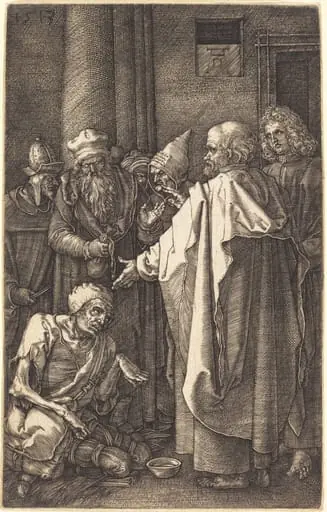 Saint Peter and Saint John Healing a Cripple at the Gate of the Temple