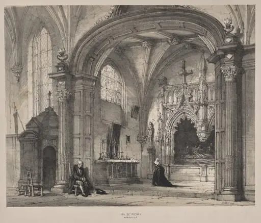 Architecture of the Middle Ages:  In St. Remi, Abbeville