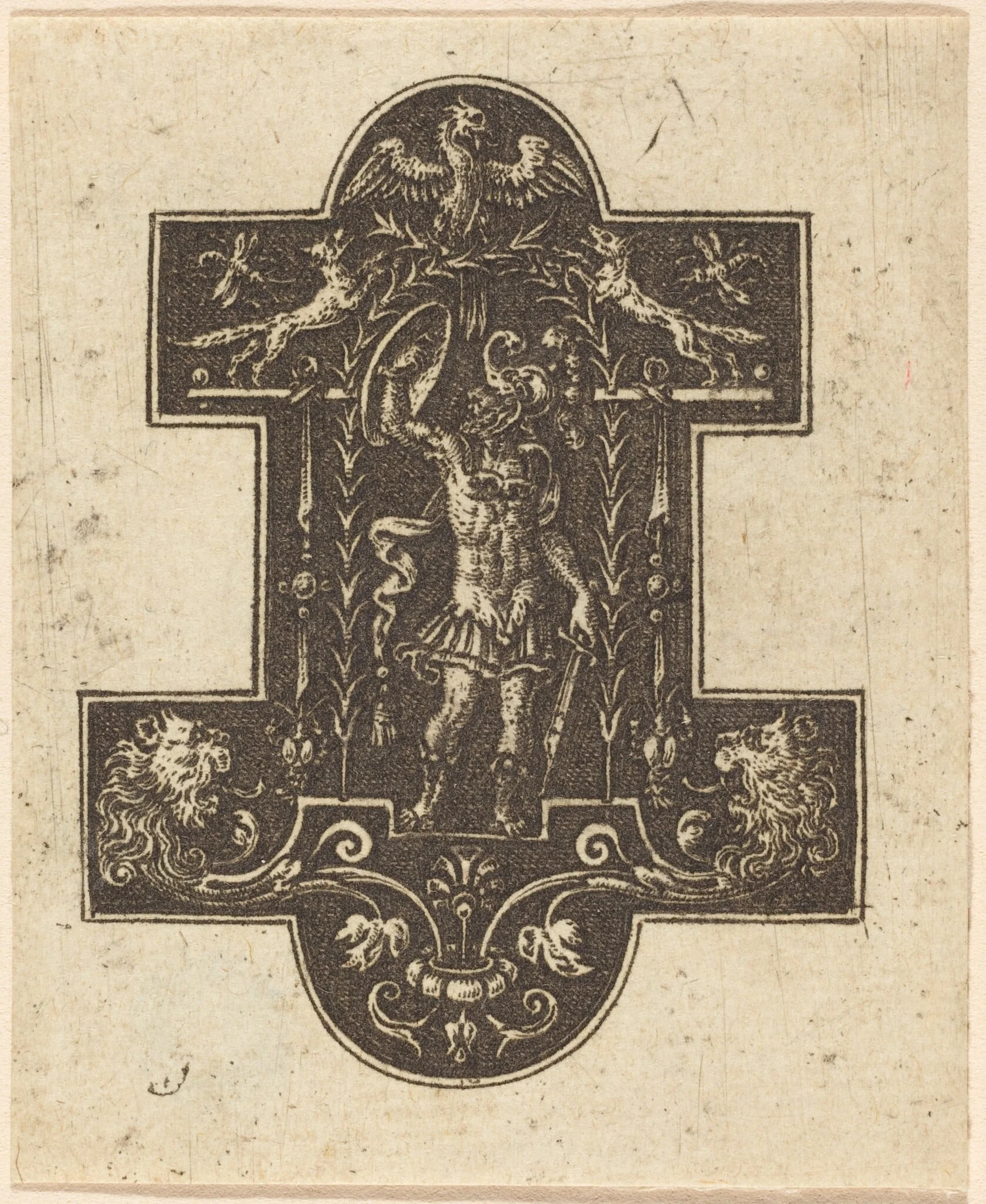 Mars, by Etienne Delaune, ink, 1551