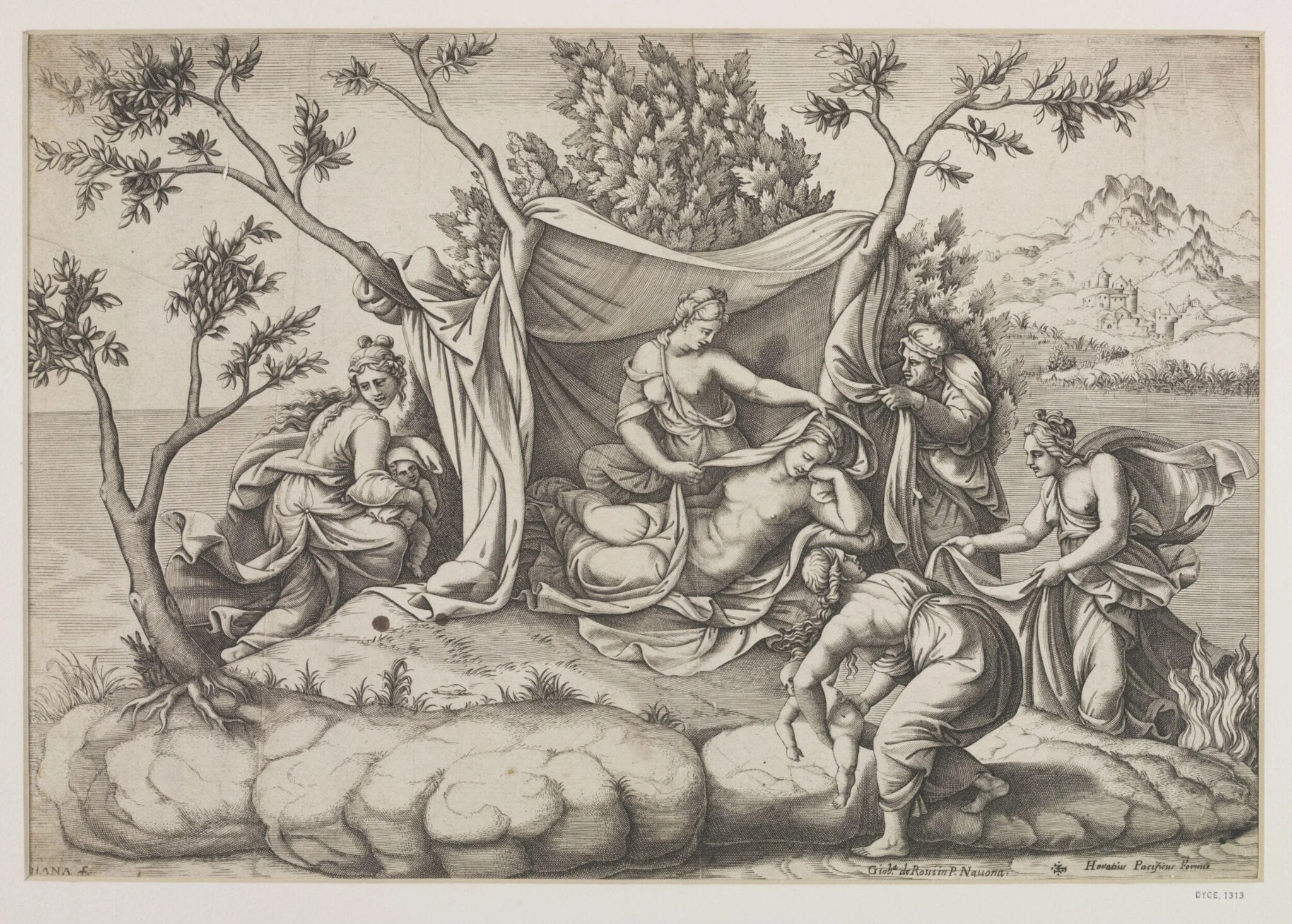 Birth of Diana and Apollo