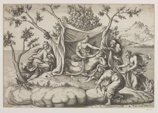 Birth of Diana and Apollo