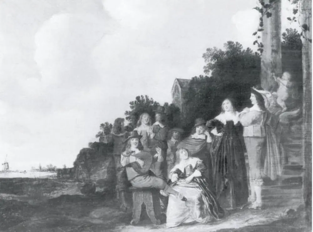 Family Group in a Landscape