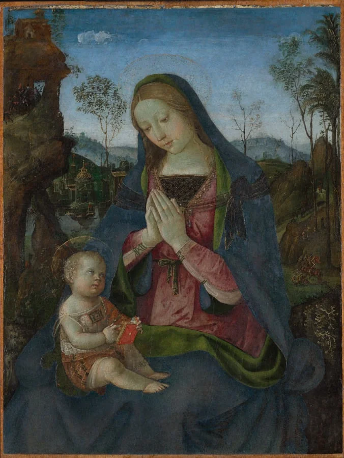 Virgin and Child, by Pinturicchio, unspecified, 1495