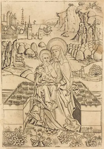 The Madonna and Child with Saint Anne
