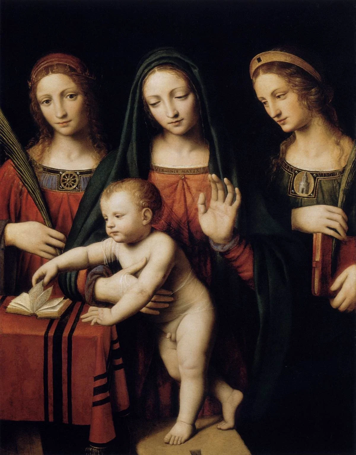 Virgin and Child with Saints Catherine of Alexandria and Barbara
