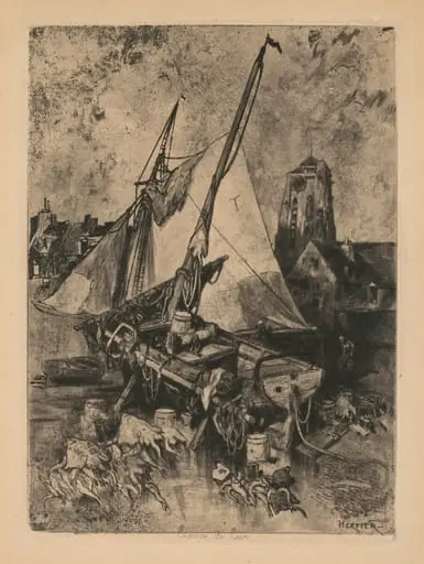 Fishing Boats, Normandy (Environ de Caen)