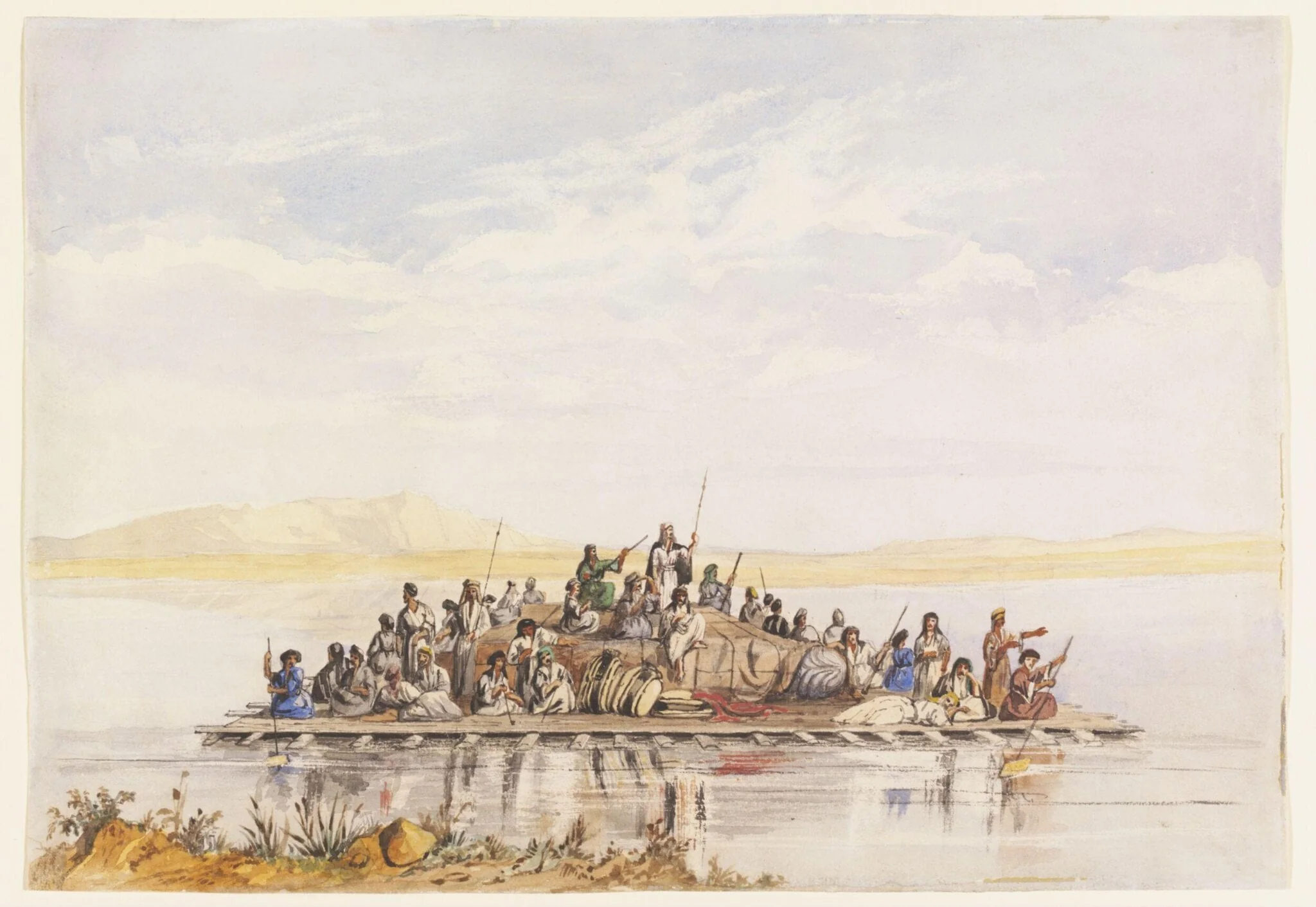Raft Conveying Winged Bull to Baghdad