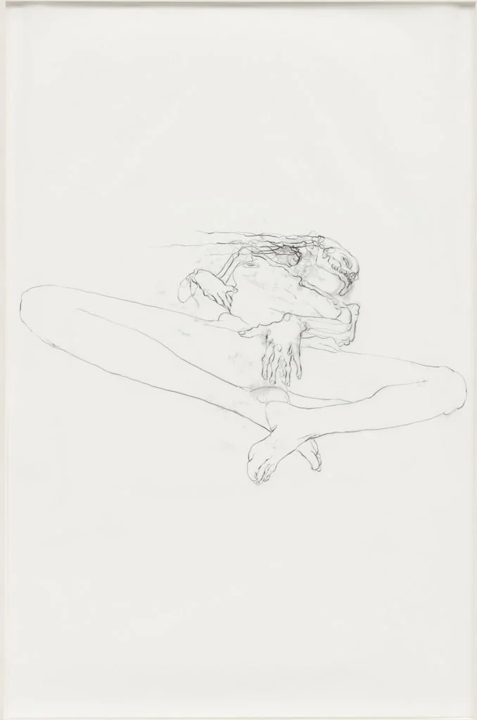 Untitled, by Chloe Piene, charcoal, 2002