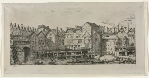 View of Part of the City of Paris Toward the Close of the 17th Century