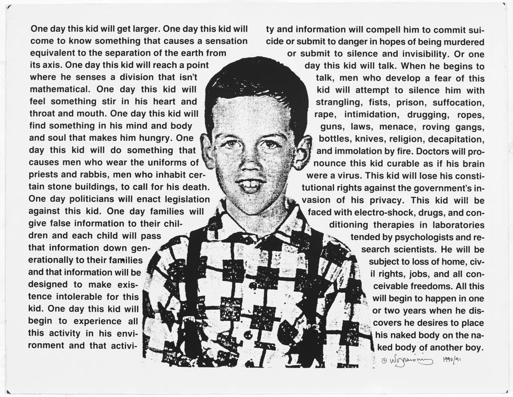 Untitled, by David Wojnarowicz, 1990