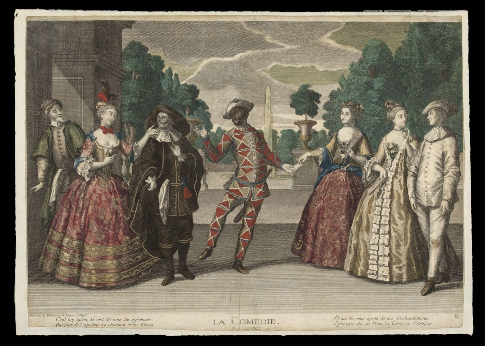 H Beard Print Collection, by Nicolas Bonnart, 1700
