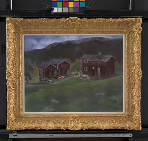 Farmyard at Åse in Telemarken, Norway