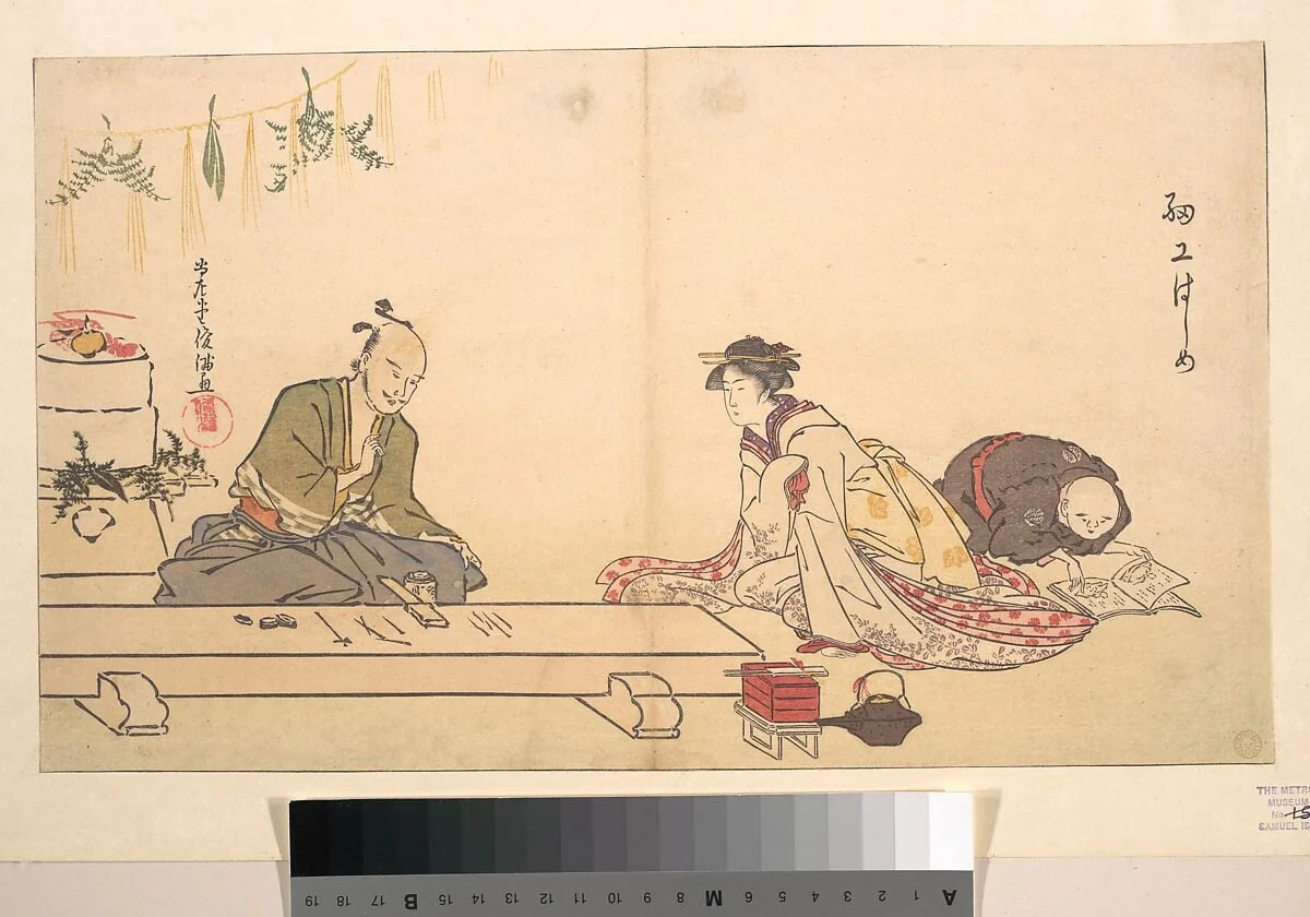 Untitled, by Kubo Shunman, ink, 1790
