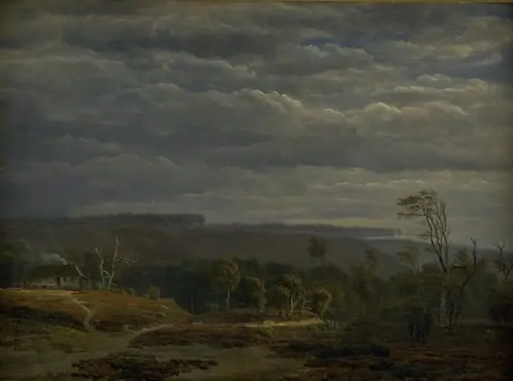 A View of a Wooded Landscape in Jutland