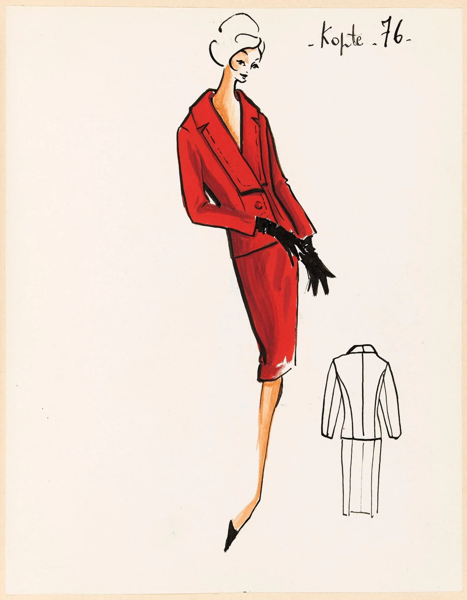 Kopte, by Carven, 1959