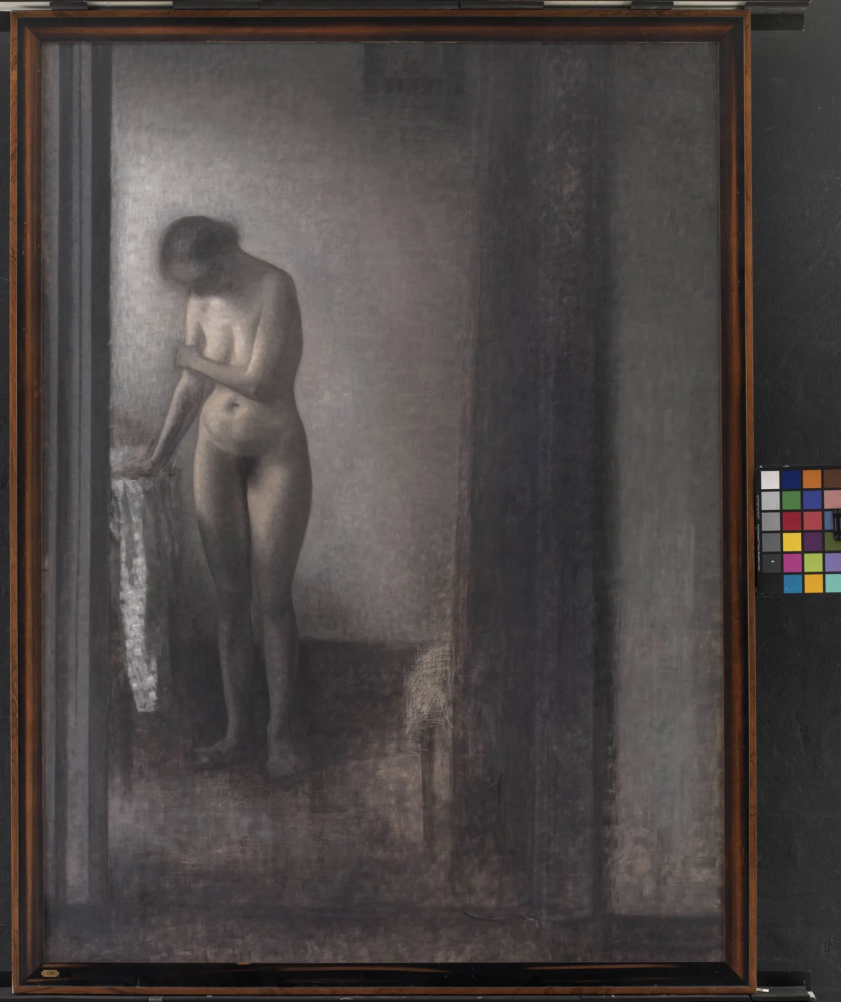 Standing Female Nude, by Unknown, 1909