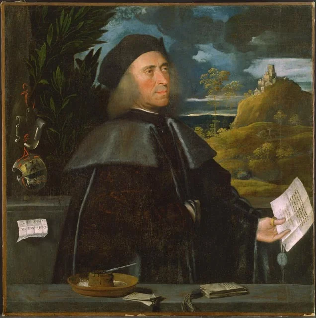 Giovan Antonio Caravaggi, by Giovanni Cariani, unspecified, 1525