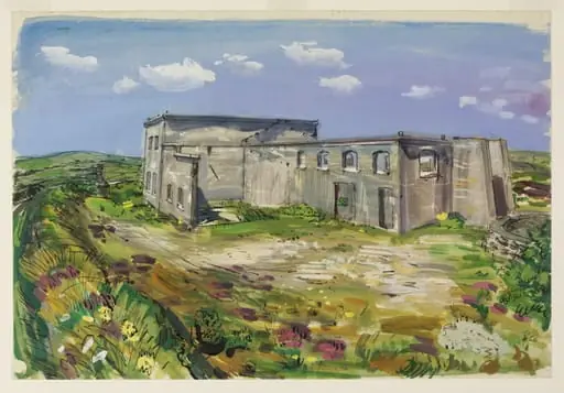 Derelict china clay works, Belowda Beacon, Roche